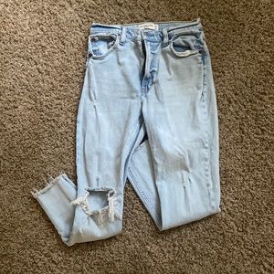 Abercrombie high rise skinny jean